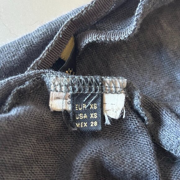 Massimo Dutti Grey Soft Shirt Size SX - Picture 5 of 5